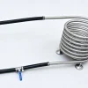 Fire Pit Hot Tub Heating Coil Model C3 with Support and Hose Kit