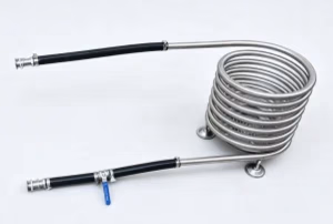 Fire Pit Hot Tub Heating Coil Model C3 with Support and Hose Kit