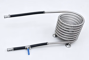 Fire Pit Hot Tub Heating Coil Model C3 with Support and Hose Kit