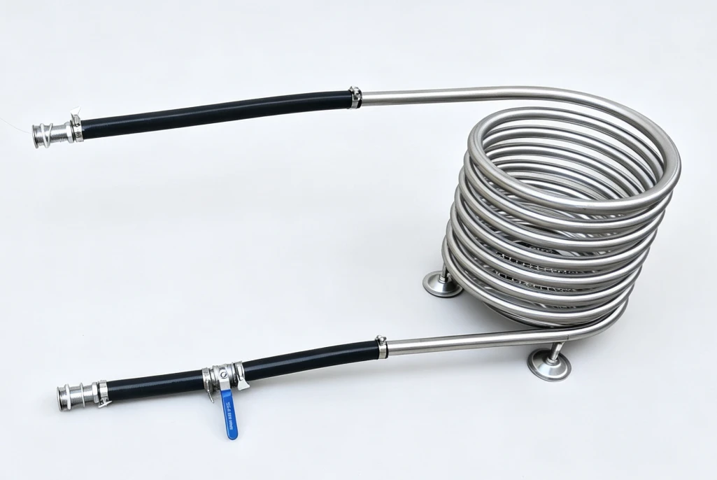 Model C3 Wood Fire Hot Tub Heating Coil Fire Pit Hot Tub Heating Coil Model C3 with Support and Hose Kit