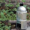 Mini 2-in-1 Wood Fired Camping Kettle & Stove - Military Side View