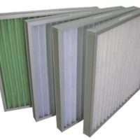 Panel Air Prefilter With Metal Frame