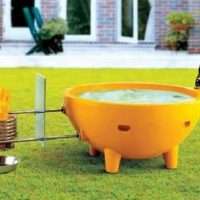 Wood-Fired Hot Tub