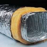 Insulated aluminium rectangular flexible air ducts