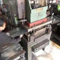 Aluminium panel stamping