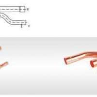 FIJITSU Copper Distribution Tube Fittings Y branch joint
