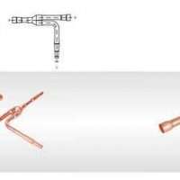 SANYO Copper Distribution Tube Fittings Y Branch Joint Set