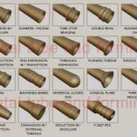 Metal tube end forming
