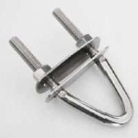 Stainess steel V bolt with washer and nut