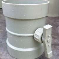 Plastic Butterfly Duct Damper Valve