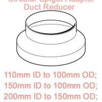 Circular Spigot Adapter Duct Reducer