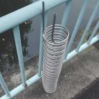 Double tube parallel spiral coil heat exchanger