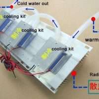 DC12v thermoelectric water cooling module 126W