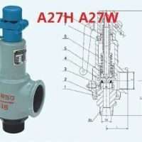 A27H A27W A27Y Screw-in type Spring loaded micro-opening safety valve