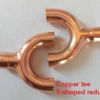 Copper tee Y-shaped reducer