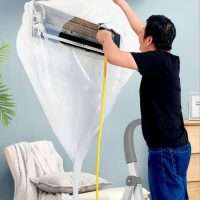 Air conditioner unit washing bag,transparent type