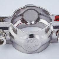 SS tube clamp with welding nut