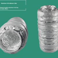 aluminum foil duct muffler tube hose