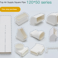 top ceiling air supply square ventilation duct and fitting