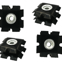 rectangle star fangled nut size m4 m5 m6 m8 m10 star nut for square tube