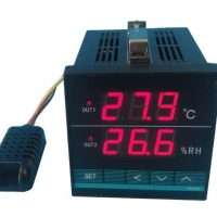 Intelligent digital temperature and humidity display controller switch