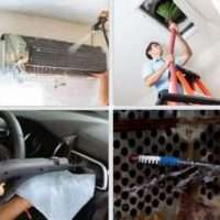 Air Conditioner cleaning and maintenance materials and tools