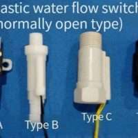Piston-type plastic water flow switch controller model EFS-03P EFS-04P 239