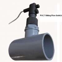 Plastic marine water flow switch corrosion-resistant acid and alkali-resistant PVC T-fitting liquid flow sensor controller 824