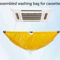 Pre-assembled washing cleaning bag for air conditioner cassette unit 603