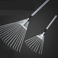 Adjustable Garden & Leaf Rake