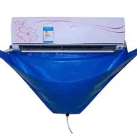 Air Conditioner Coil Unit Cleaning Cover Grey Water Collecting Bag