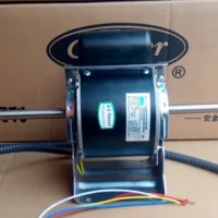 Carrier fan coil motor model HC35SY222 with dual shaft