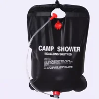 Classic portable camp shower solar heating 5 gallons