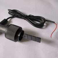Corrosion resistant target type flow switch
