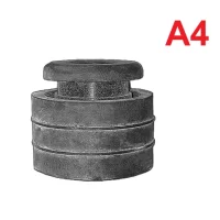 Shopping Fridge compressor rubber anti-vibration feet model A4 Hole 9.5mm Height 18mm supplied by Smartclima 763