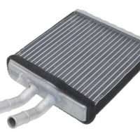 Liquid to air aluminium heat exchanger with fin tubes