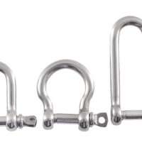 Marine Stainless steel D shackle bow shackle M4 M5 M6 M8 M10 M12 M14 M16 M18 M20 M22 M25 M28 M32 M38