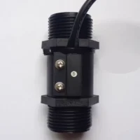 Plastic water flow switch resistant to liquid corrosion male and female thread