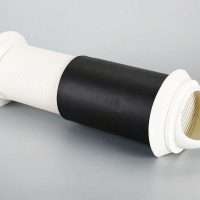 Through-Wall Louvered Air Vent kit Plastic Ducting Ventilation Exhaust Grille Cover Outlet