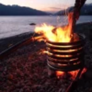 Premium Stainless Steel Wood Fired Hot Tub Coil Thermosiphon DIY Fire Pit Heating Coil