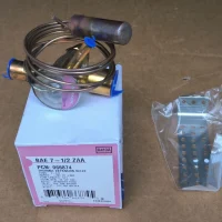 Emerson 7-1/2 ZAA thermal expansion valve installed in refrigeration system with 5/8" ODF inlet and 7/8" ODF outlet solder connections