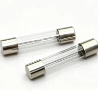 Overcurrent Protection Glass Cartridge Fuse 5A 20A for Air Conditioner, Washer, Television - Side Angle View