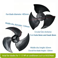 Replacement axial fan blade for AUX Haier AC outdoor unit 405x120mm