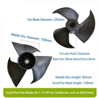 Air conditioner outdoor fan blade 320x130mm replacement part