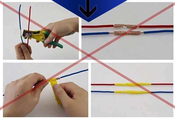 Incorrect Wire Methods Quick Wire Splice Connector Manufacturer-supplier China