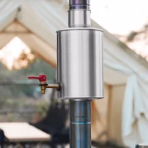 70mm chimney water heating kettle for camping wood stove