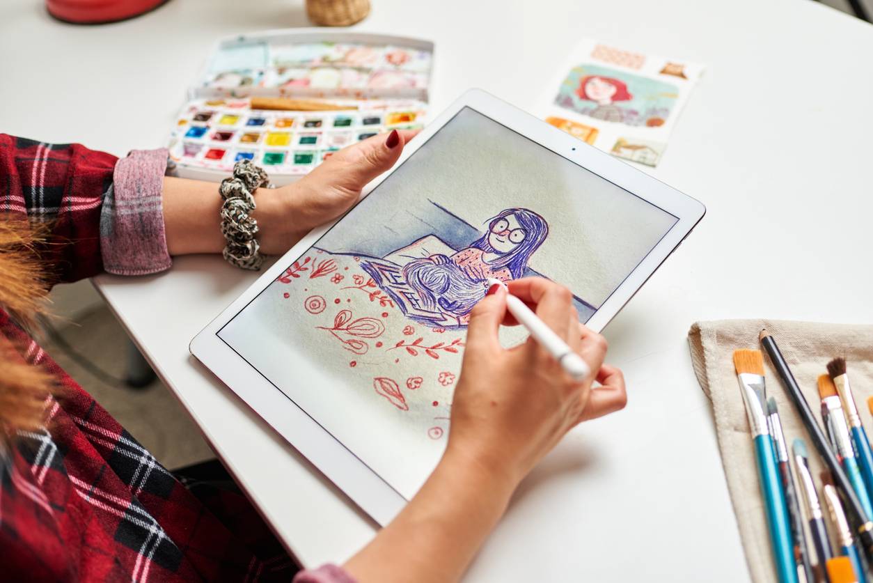 tablette pour réaliser des dessins précis