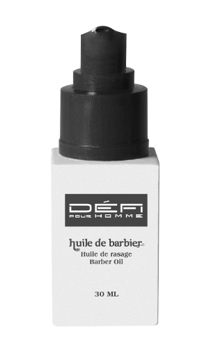 huile de barbier défi pour homme