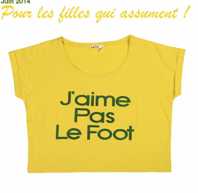tee shirt foot fille