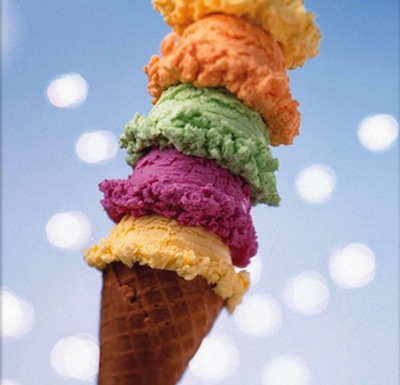 été glace